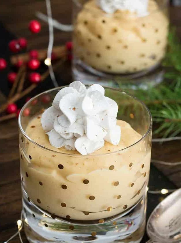 Homemade Eggnog Pudding