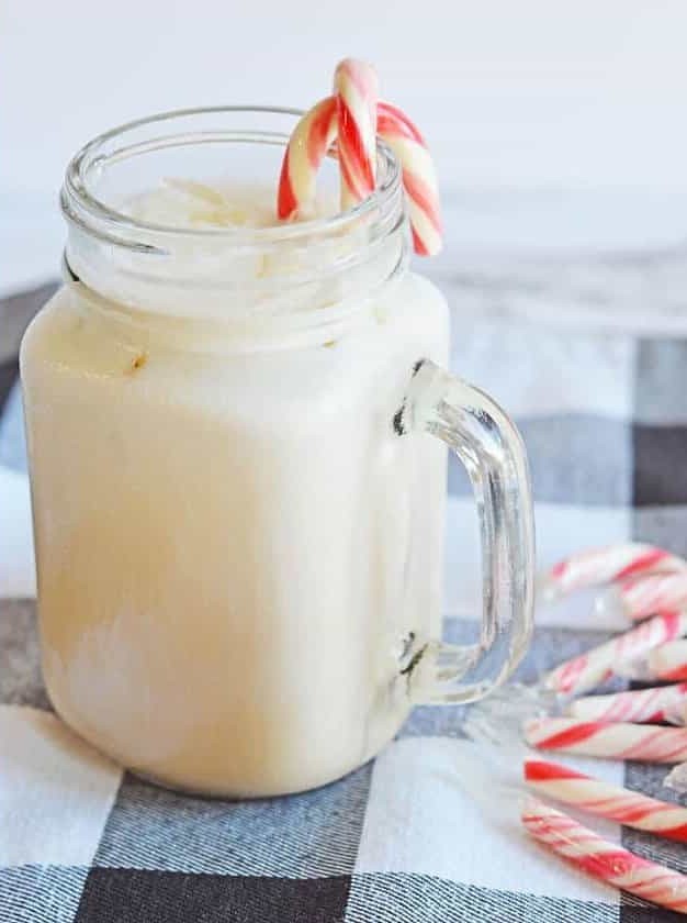 Peppermint White Russian Cocktail