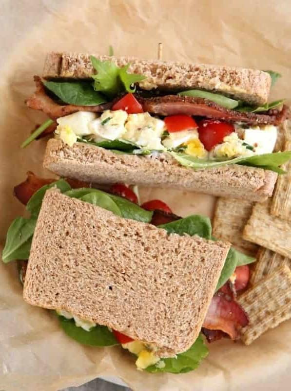 BLT Egg Salad Sandwiches