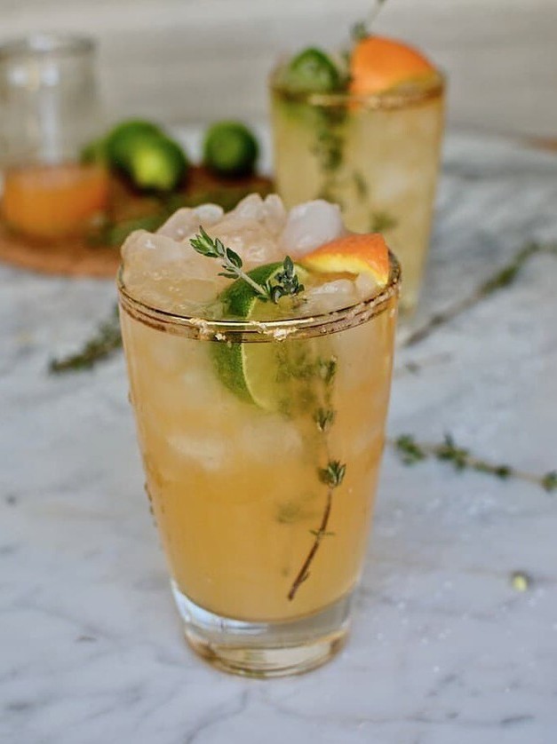 Tangerine Thyme Margaritas