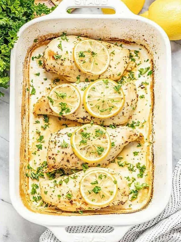 Easy Lemon Herb Baked Chicken Breast