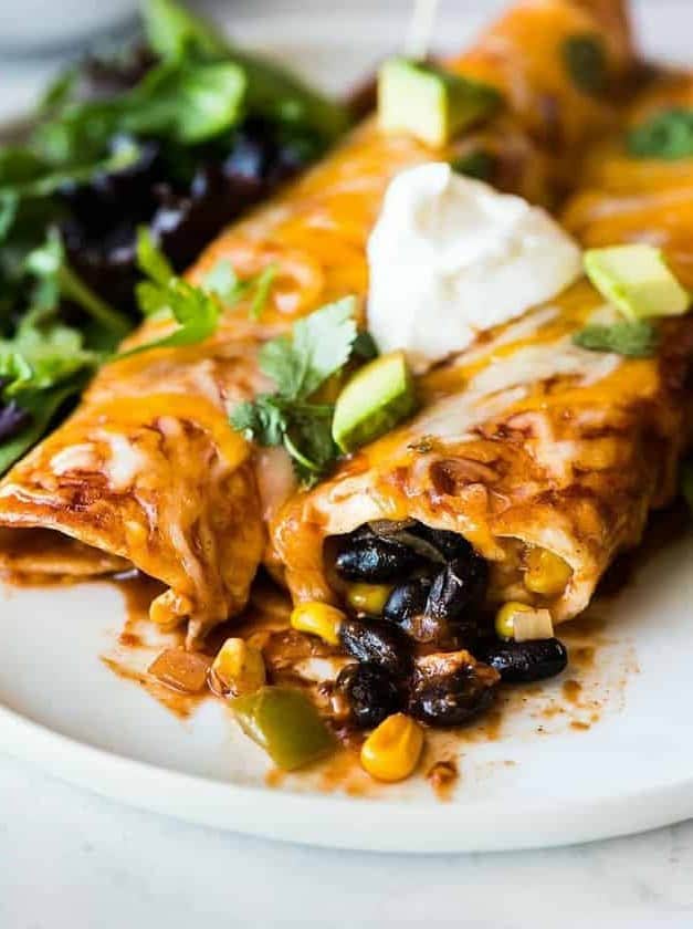 Black Bean Enchiladas