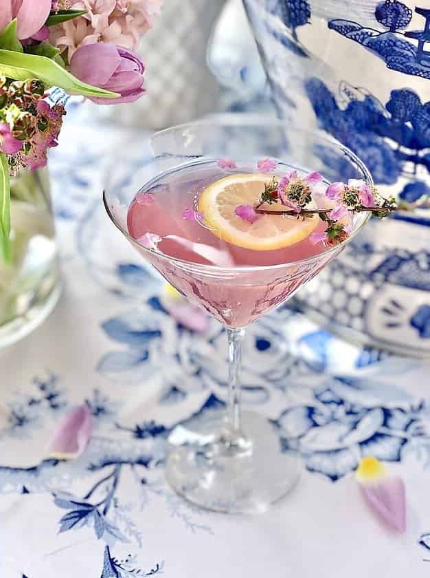 Lavender French 75 Cocktail