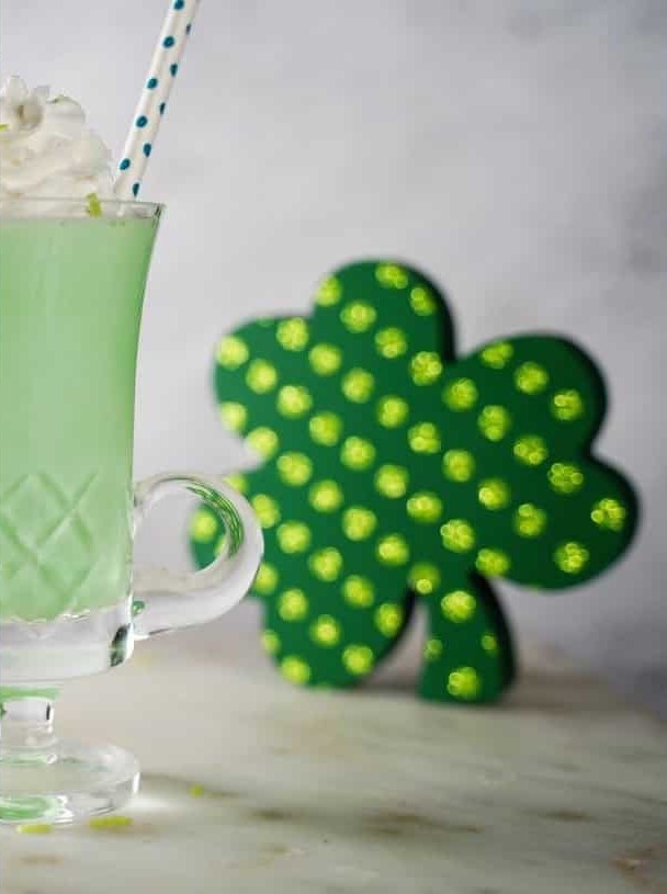 Festive Boozy Shamrock Shake