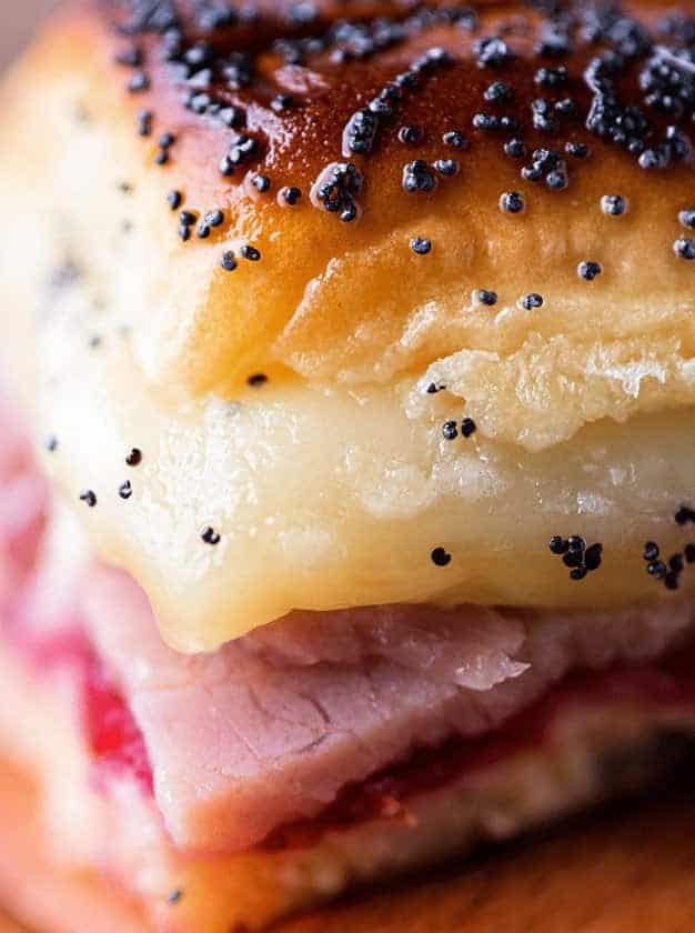 Ham and Cranberry Sliders