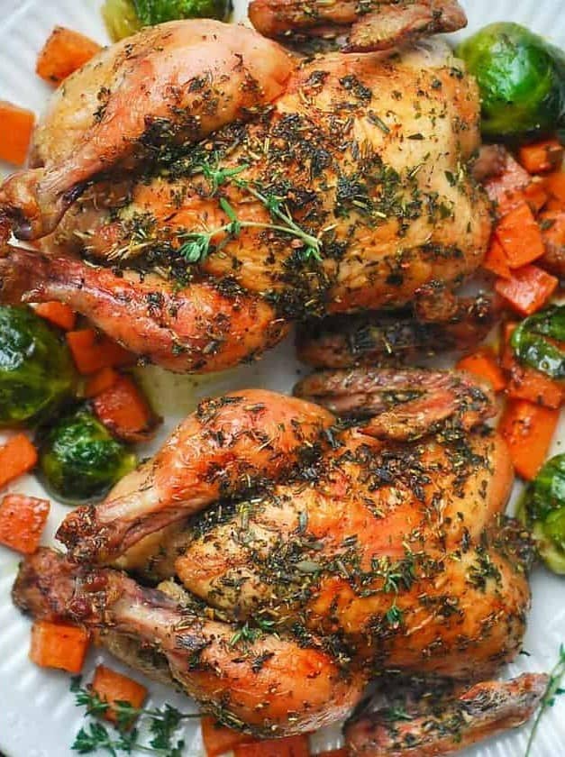 Roasted Cornish Hens