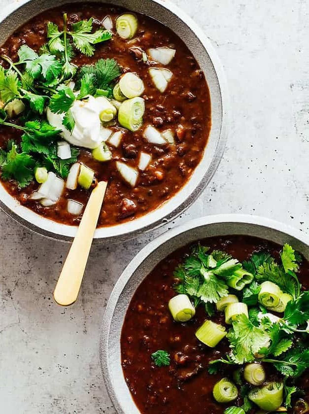 Cuban Instant Pot Black Bean Soup