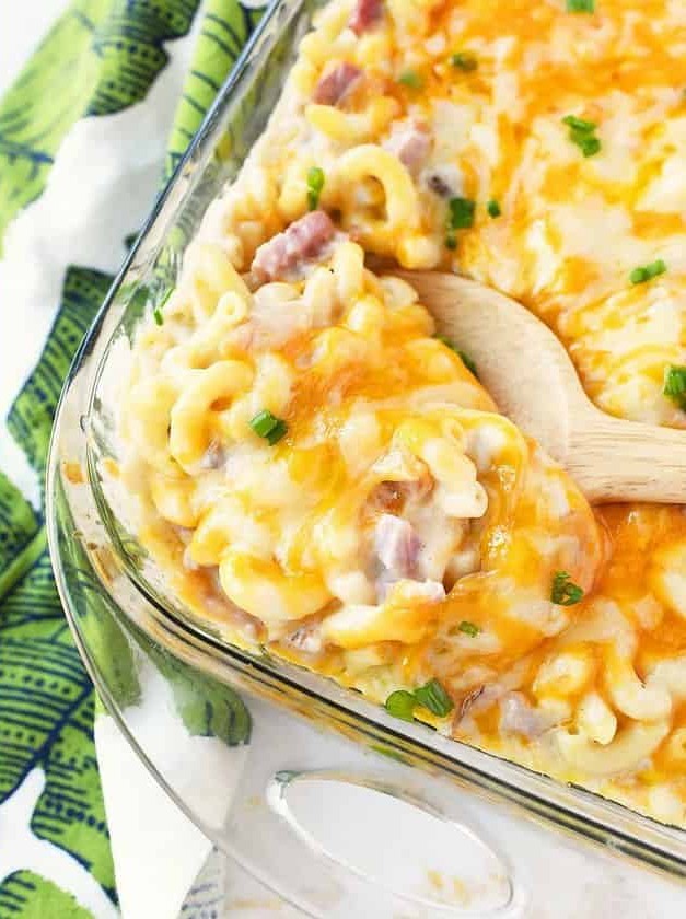 Leftover Ham & Cheese Casserole