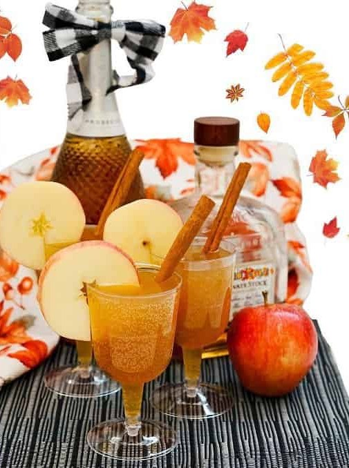 Sweet and Spicy Spiked Apple Cider Drink