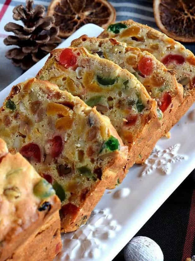 Christmas Apricot and Walnut Fruitcake