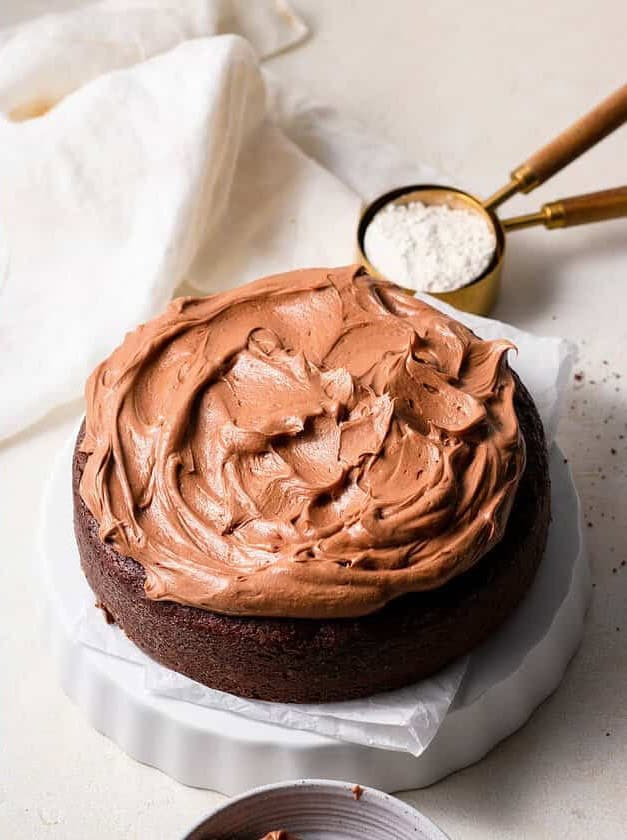 Super Moist One-Layer Chocolate Cake