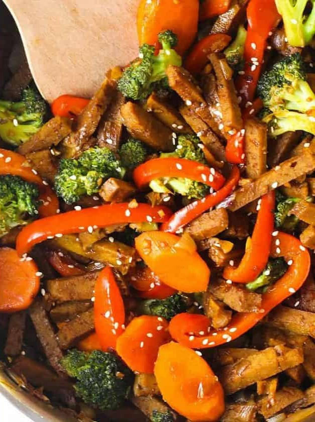 Vegan Chinese Seitan Stir-fry