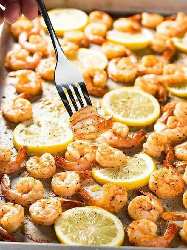 Sheet Pan Lemon Pepper Shrimp