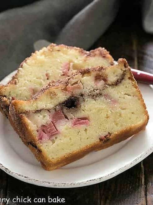 Cinnamon Swirl Rhubarb Bread