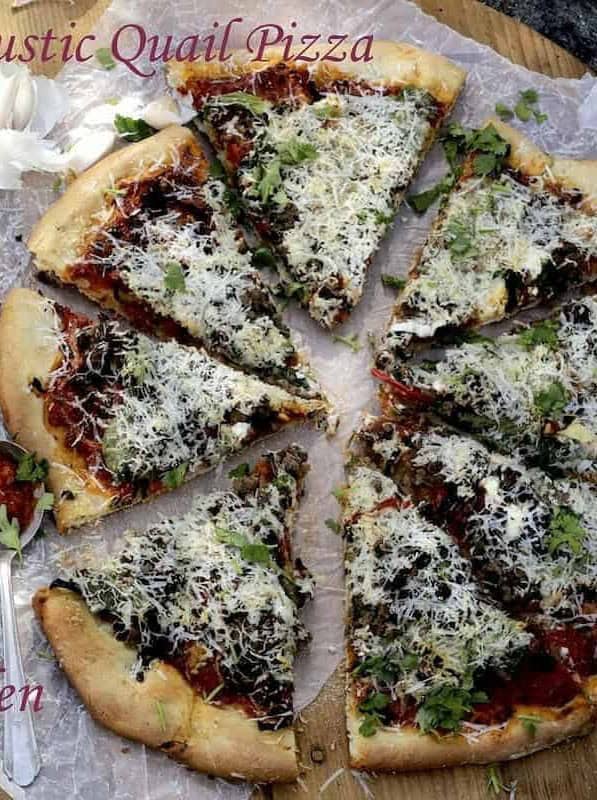 Rustic Quail Pizza