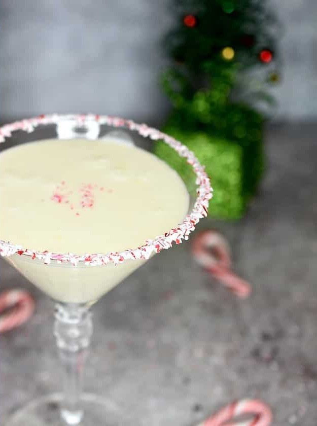 Peppermint White Chocolate Martini