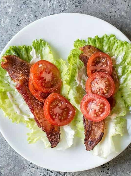 Keto BLT Lettuce Wraps