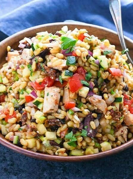 Mediterranean Khorasan Wheat Salad