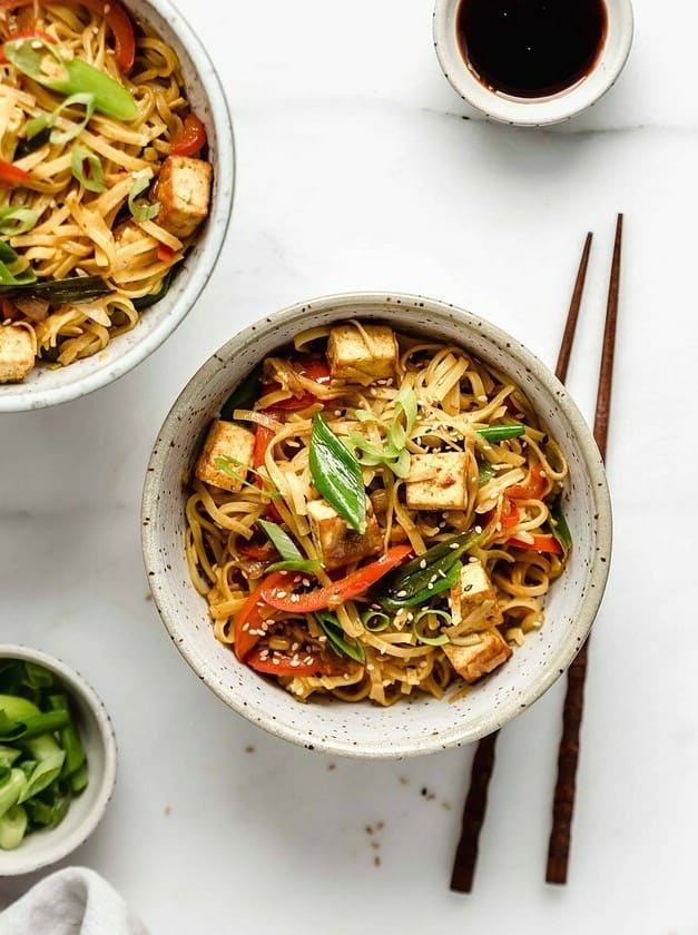 Vegan Singapore Noodles