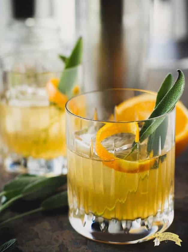 Honey Sage Whisky Cocktail