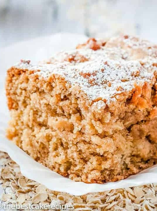 Apple Oatmeal Snack Cake