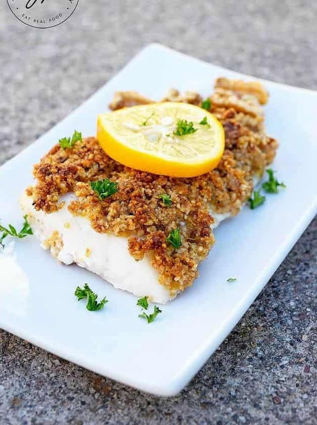 Walnut Crusted Cod