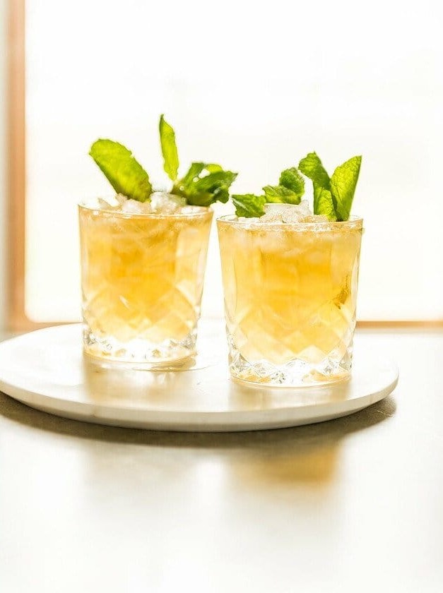 Lemon Mint Julep Cocktail