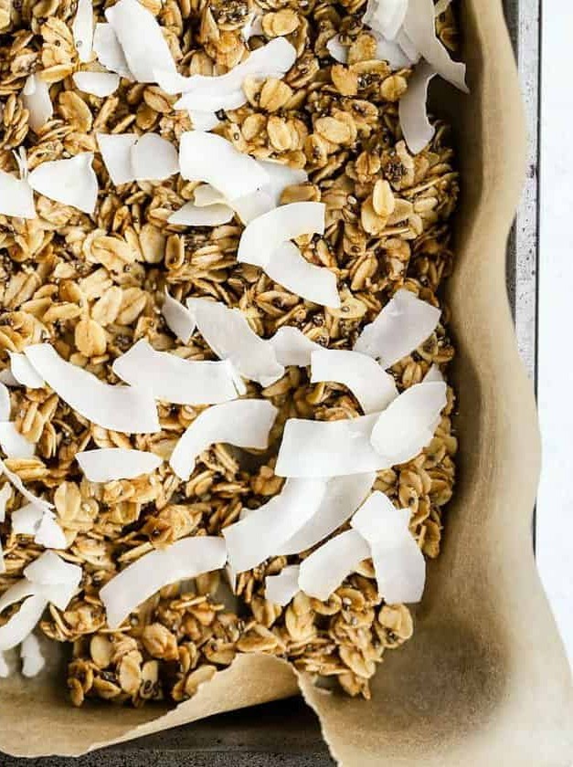 Simple Coconut Chia Granola