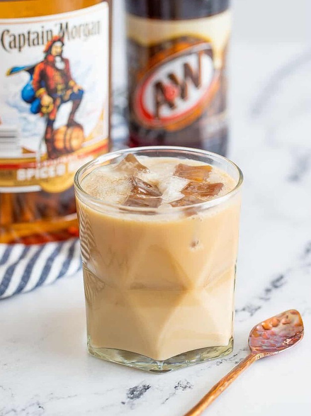 Creamy Root Beer Rum Cocktail