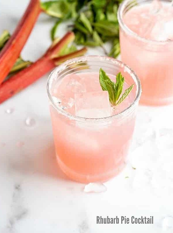 Rhubarb Pie Cocktail