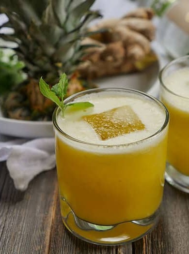 Spicy Pineapple Coconut Cocktail