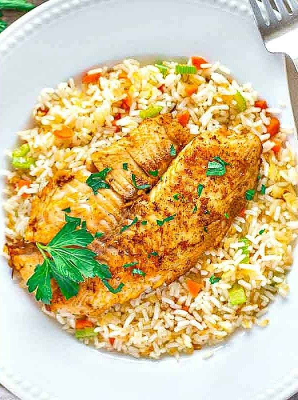 Lemon Paprika Tilapia