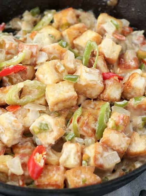 Sizzling Tofu