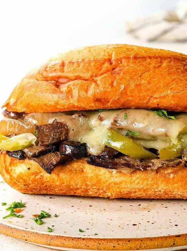 Crockpot Philly Cheesesteaks