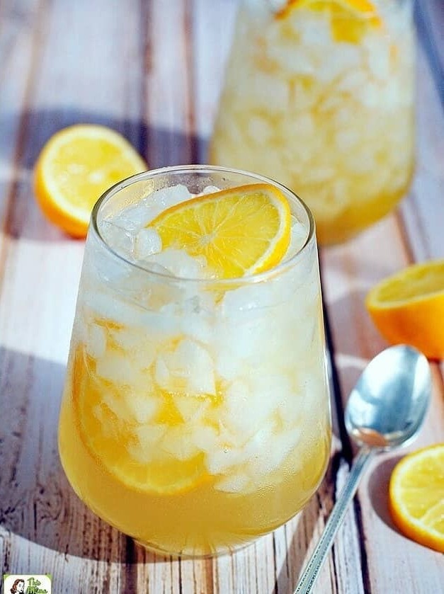 Meyer Lemon Shrub Drink