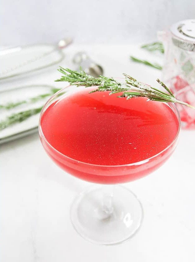 Leftover Cranberry Sauce Cocktail