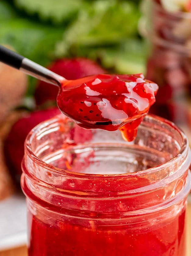 Homemade Strawberry Rhubarb Jam