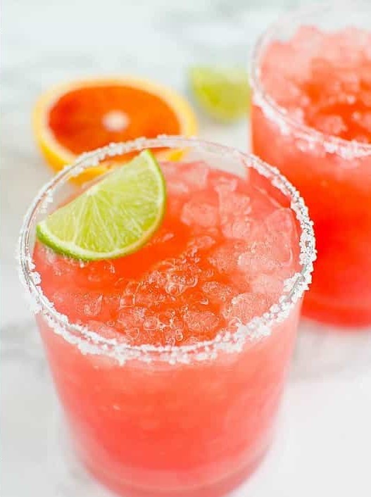 Skinny Blood Orange Margaritas