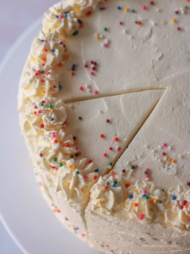 Vanilla Layer Cake with Vanilla Buttercream