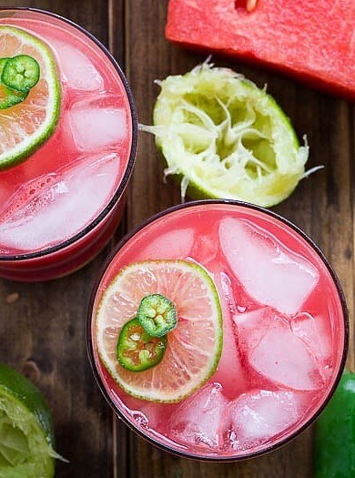 Jalapeno Watermelon Margarita