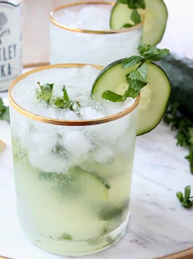 Cucumber Mint Vodka Cocktail