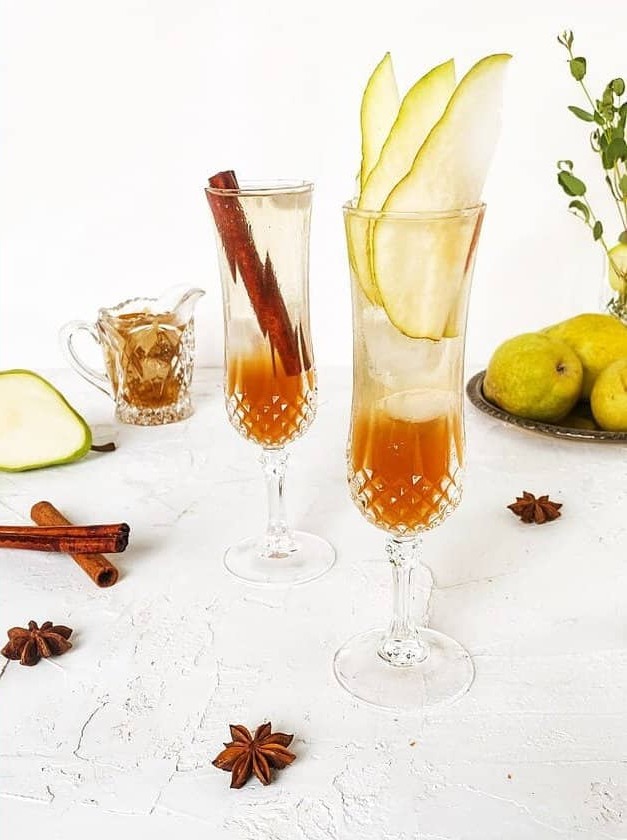 Delicious Spiced Pear Prosecco