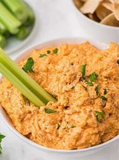 Crockpot Buffalo Chicken Dip