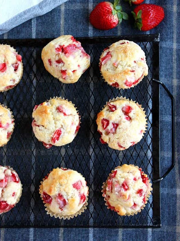 Strawberry Shortcake Muffins