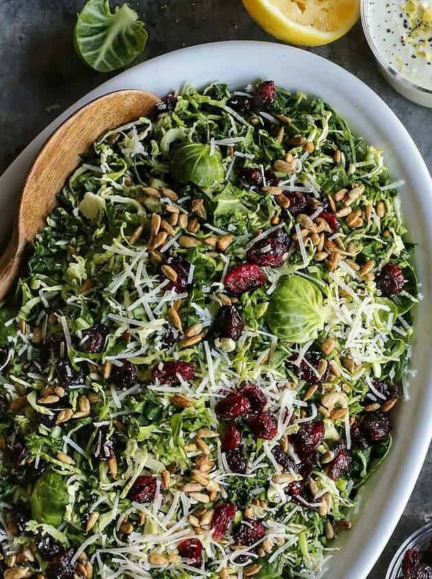 Shaved Brussels Sprouts Salad