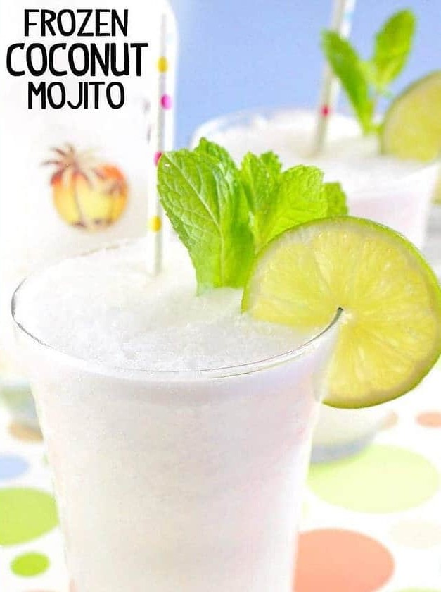 Frozen Coconut Mojito