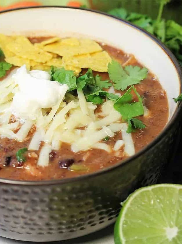 Easy Chicken Black Bean Soup