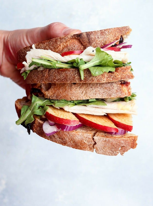 Turkey Apple Cheddar Sandwich