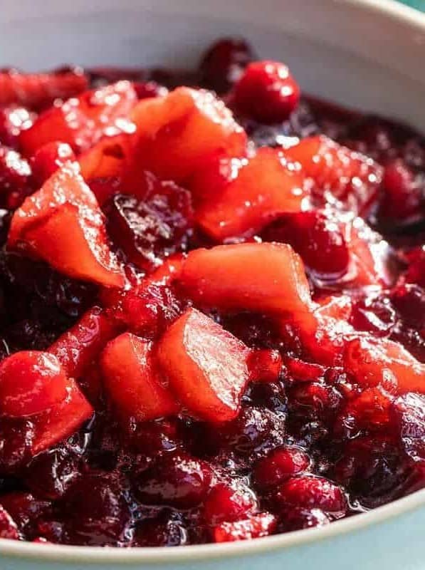 Cranberry Sauce with Apples