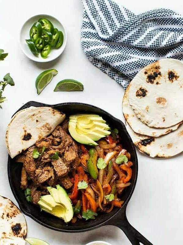 Flank Steak Fajitas